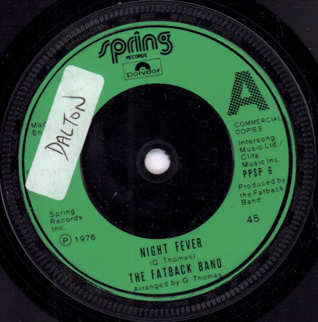 Fatback Band - Night Fever - 7 Inch
