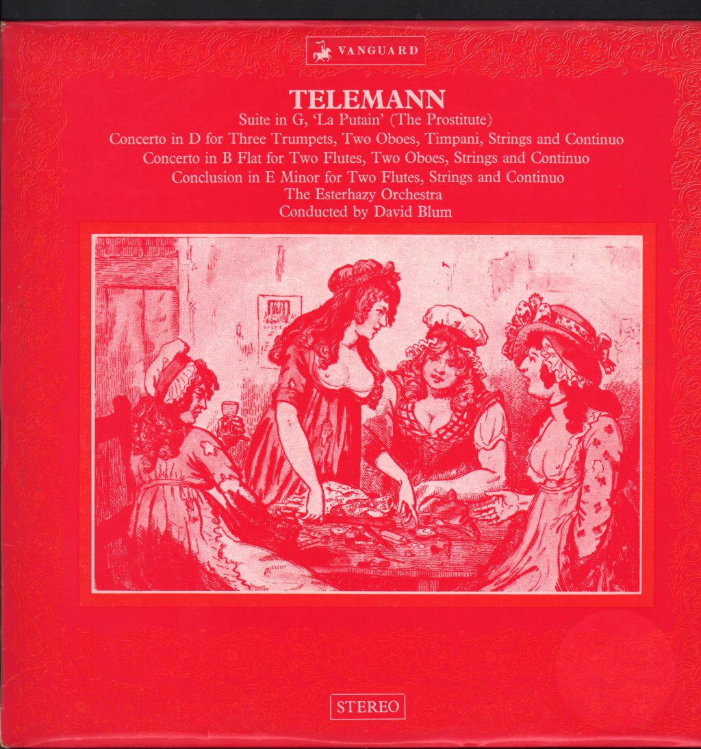 Esterhazy Orchestra / David Blum - Telemann - Suite in G 'La Putain' - Lp