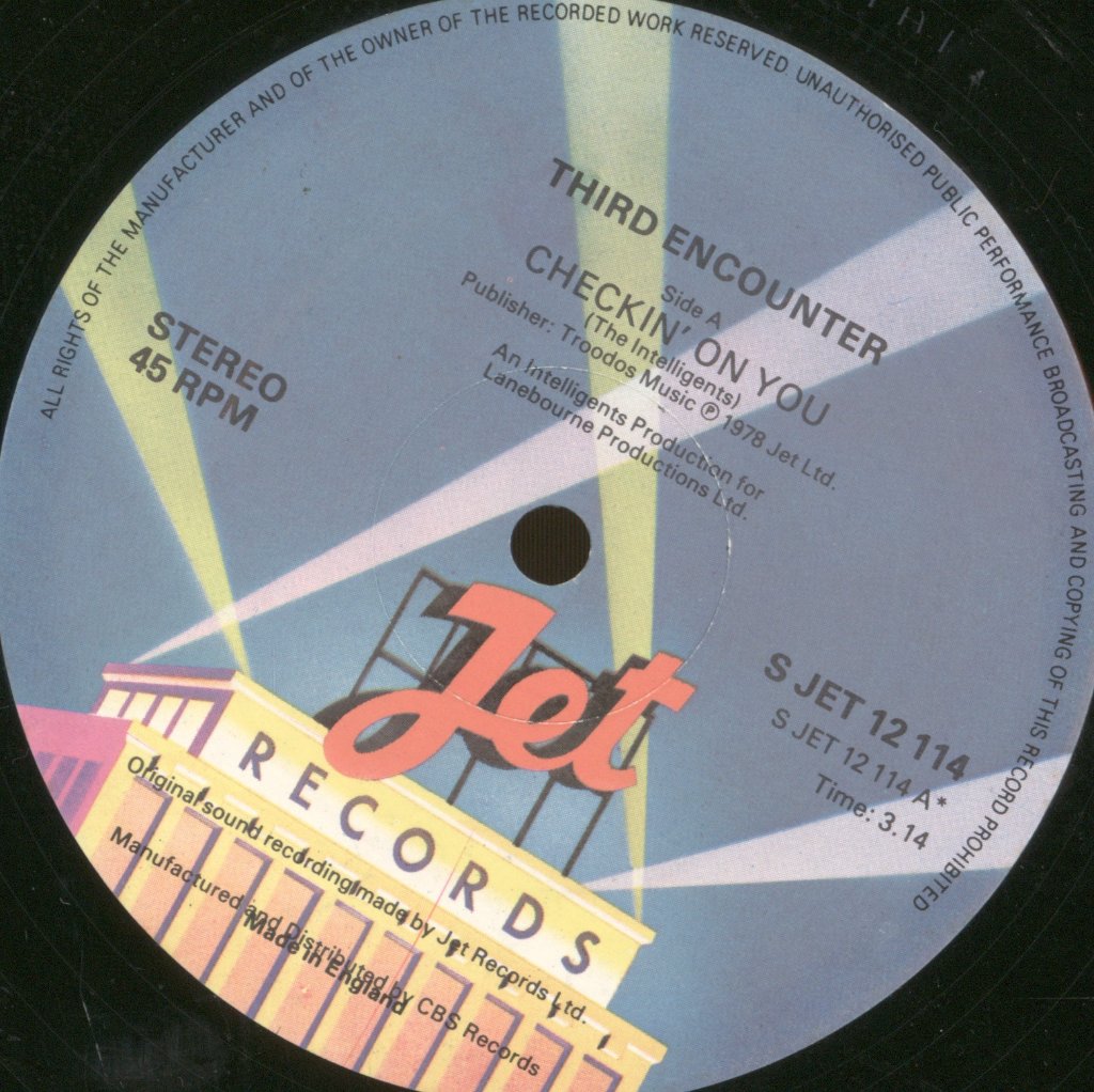 Third Encounter - Checkin' On You b/w Caribbean Cruise - 12 Inch
