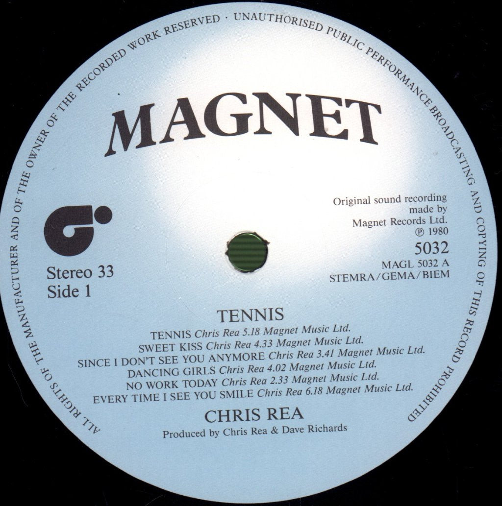 Chris Rea - Tennis - Lp