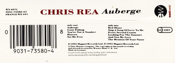 Chris Rea - Auberge - Cassette