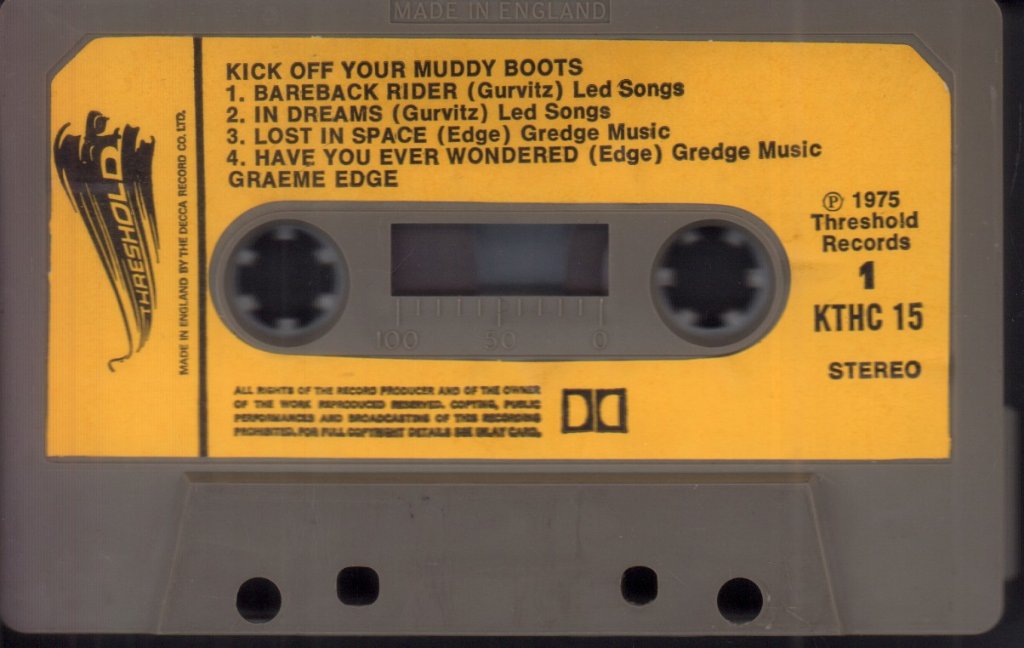 Graeme Edge Band - Kick Off Your Muddy Boots - Cassette