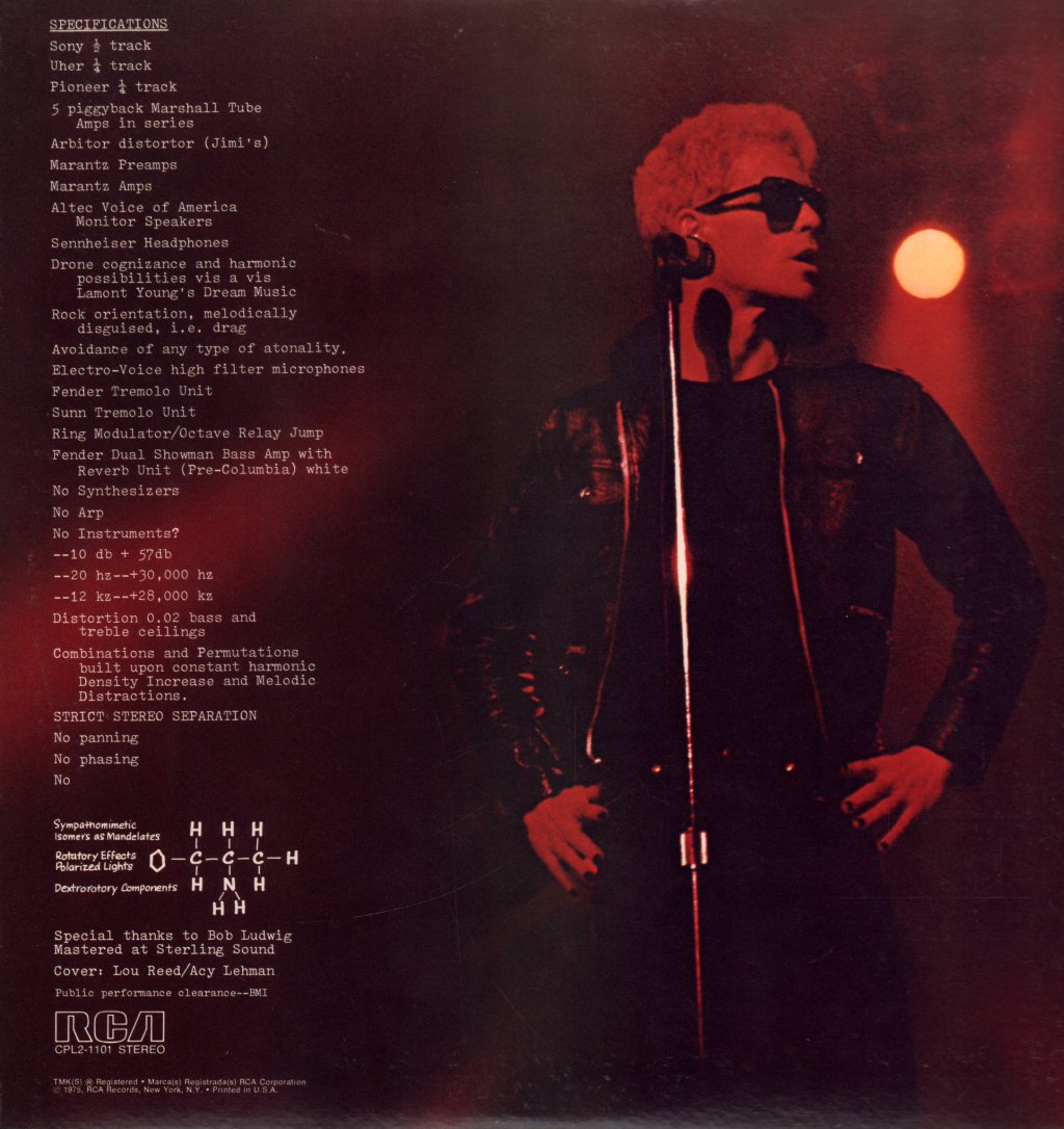 Lou Reed - Metal Music Machine - Double Lp