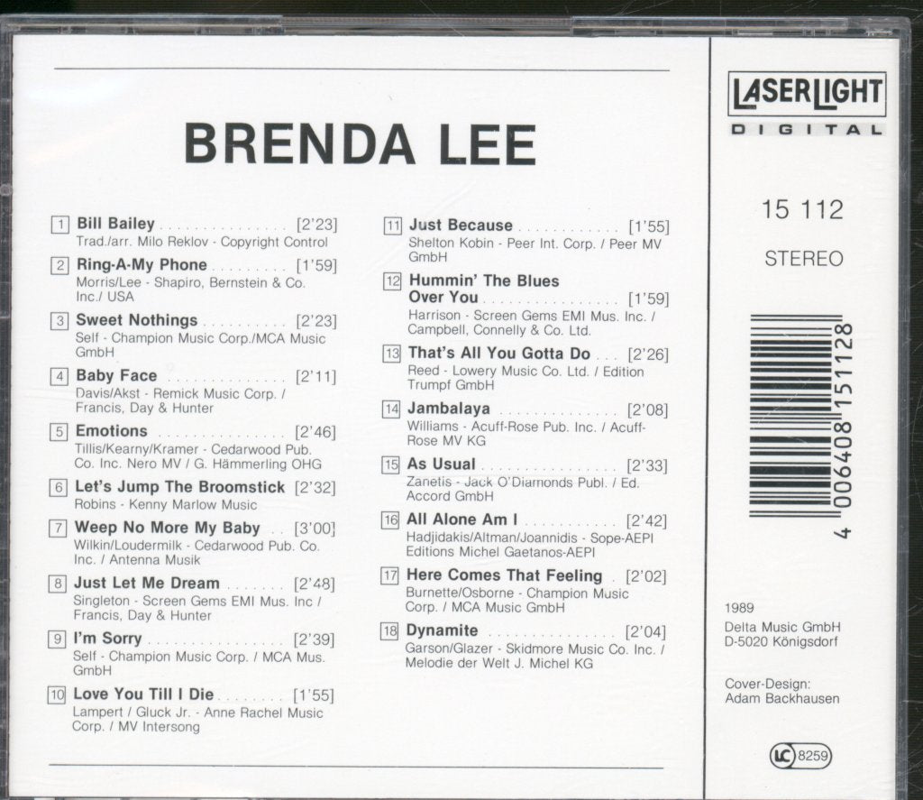 Brenda Lee - Brenda Lee - Cd