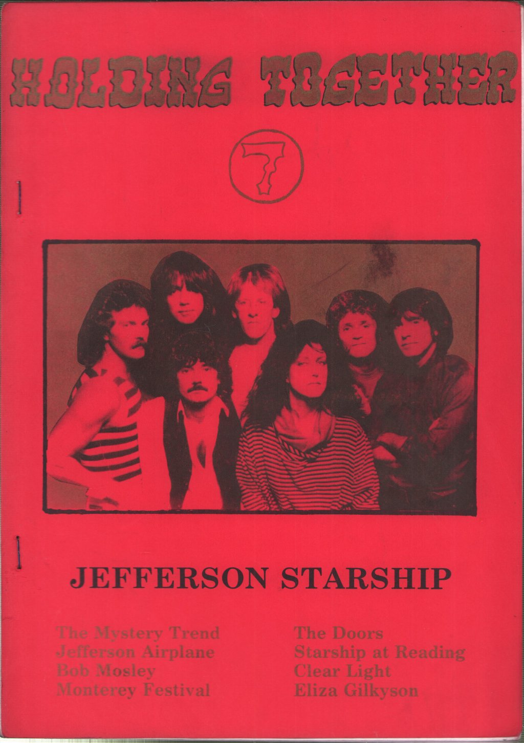 Jefferson Airplane - Holding Together Issue 7 - Fanzine