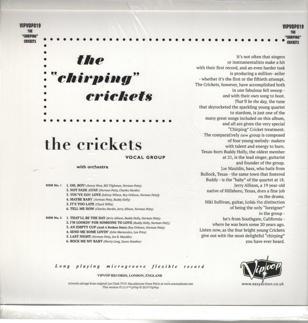 Crickets - Chirping Crickets - Lp