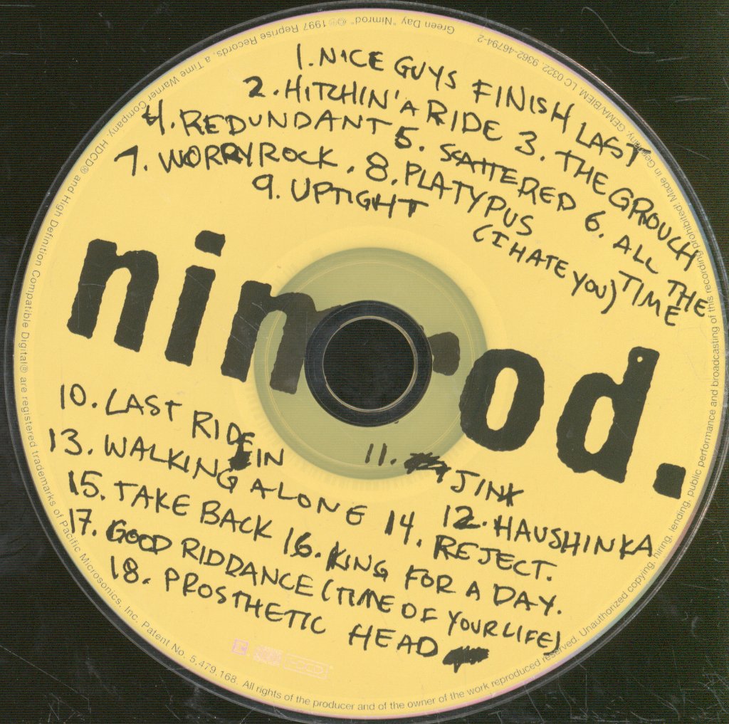 Green Day - Nimrod. - Cd