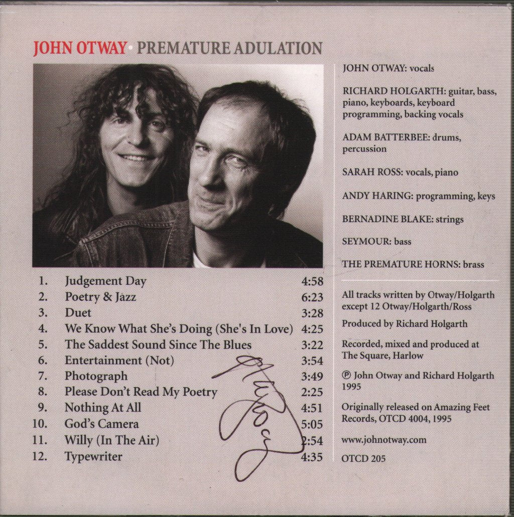 John Otway - Premature Adulation - Cd