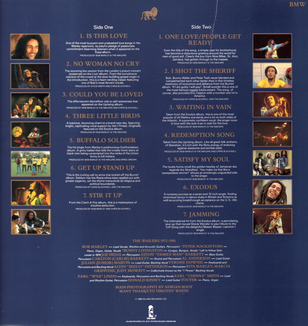 Bob Marley And The Wailers - Legend - Lp