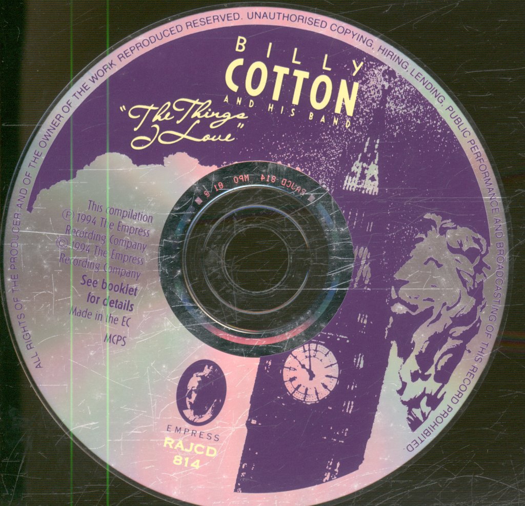 Billy Cotton And His Band - Things I Love About The 40s - Cd