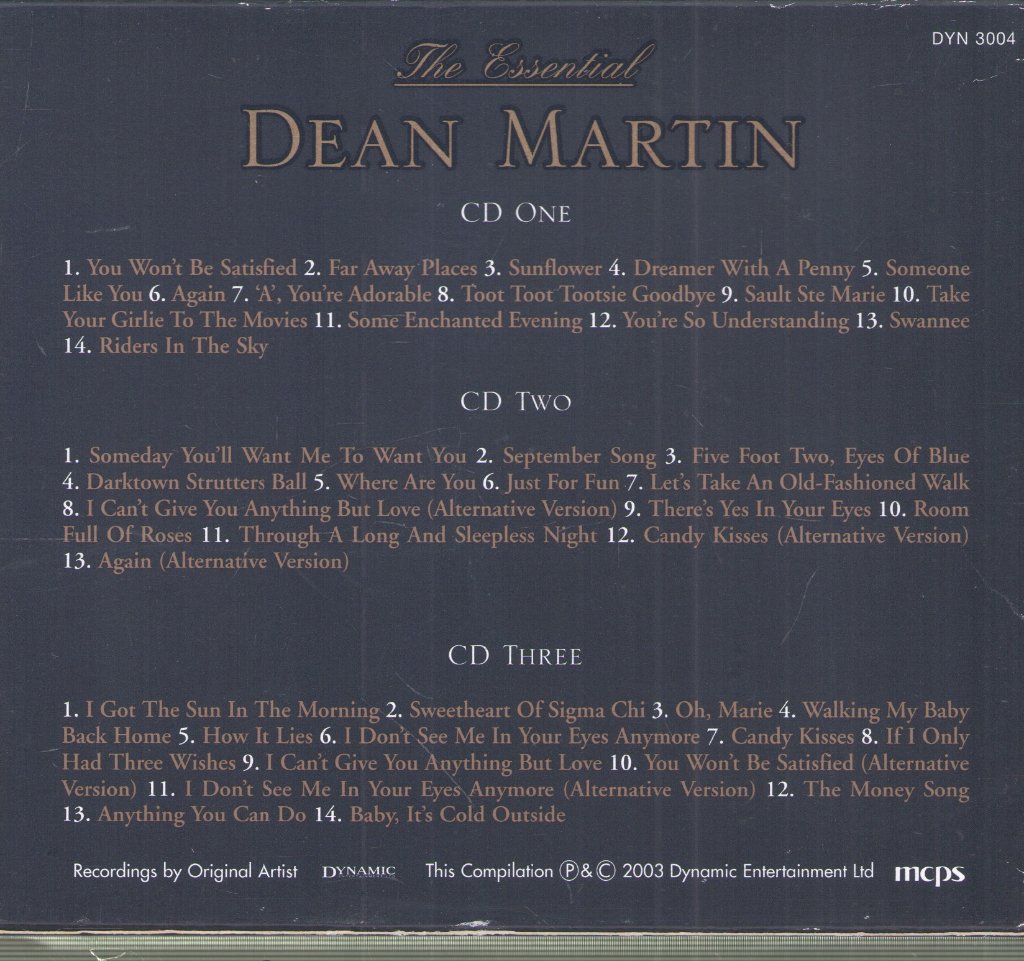 Dean Martin - Essential - Cd Set