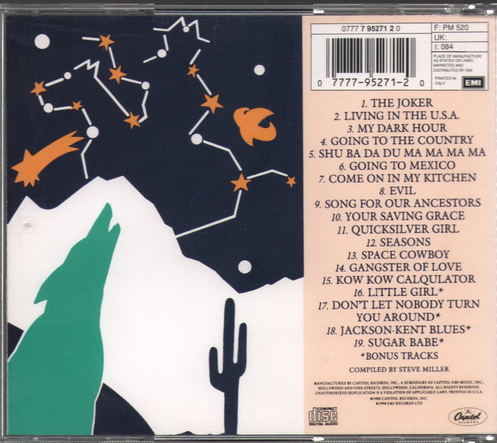 Steve Miller Band - Best Of 1968 - 1973 - Cd