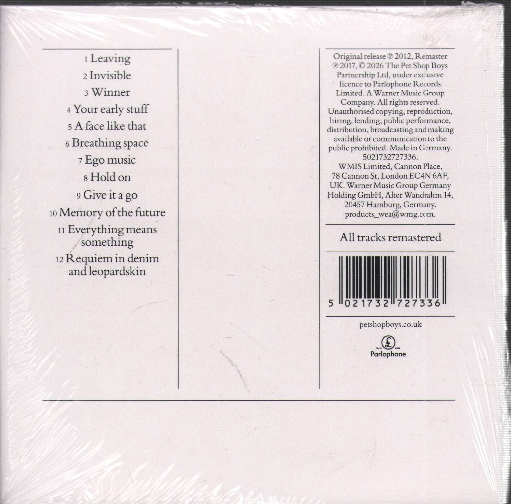 Pet Shop Boys - Elysium - Cd