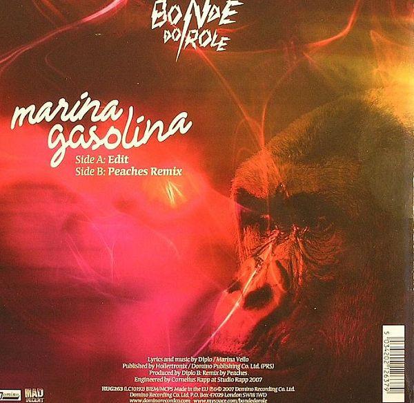 Bonde Do Role - Marina Gasolina - 7 Inch