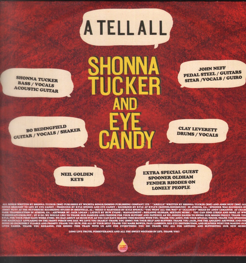 Shonna Tucker And Eye Candy - A Tell All - Lp