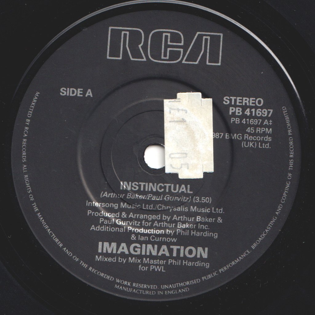 Imagination (80'S Pop Group) - Instinctual - 7 Inch