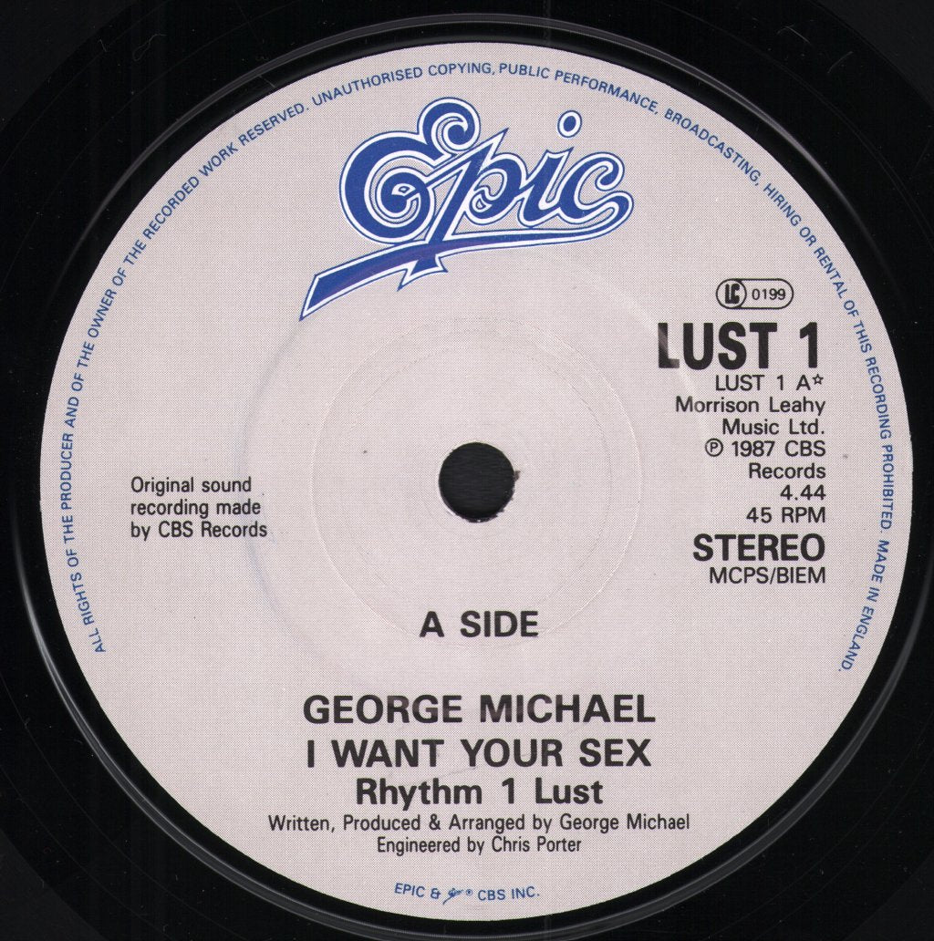 George Michael - I Want Your Sex - 7 Inch