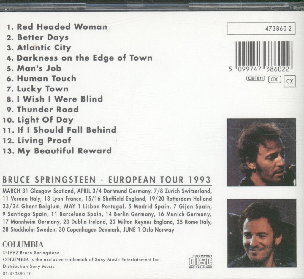 Bruce Springsteen - In Concert Mtv Unplugged - Cd