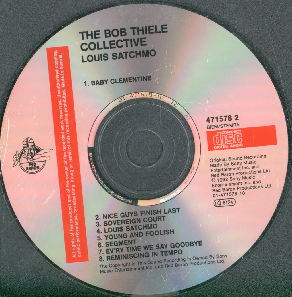 Bob Thiele Collective - Louis Satchmo - Cd