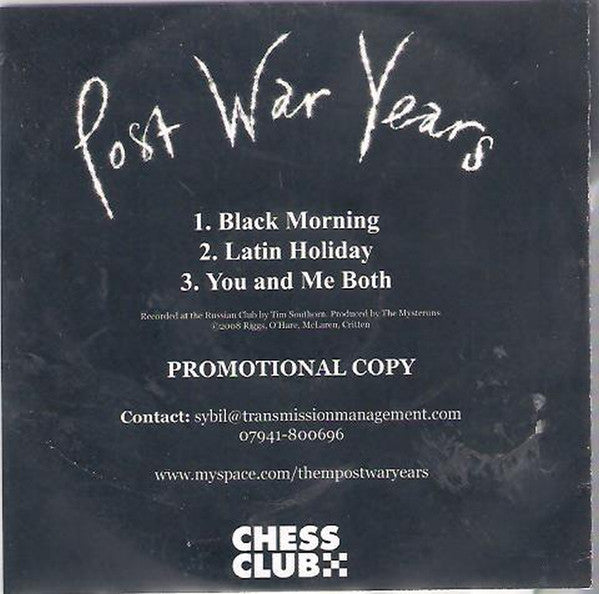 Post War Years - Black Morning - Cdr