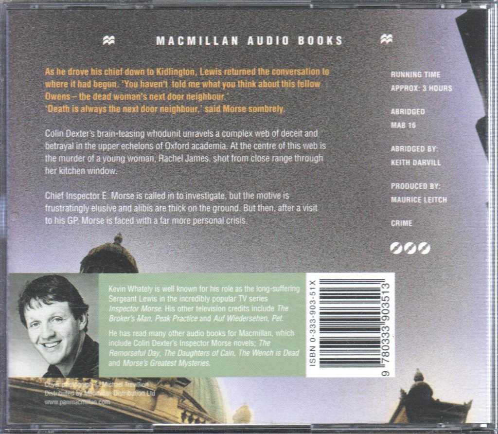 Colin Dexter - Death Is Now My Neighbour - Cd Set