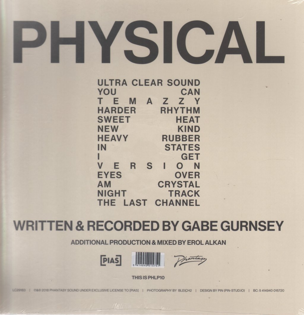 Gabriel Gurnsey (Gabe Gurnsey) - Physical - Double Lp