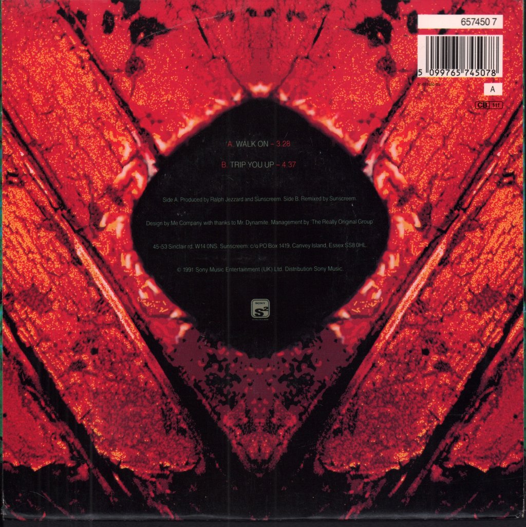 Sunscreem - Walk On - 7 Inch
