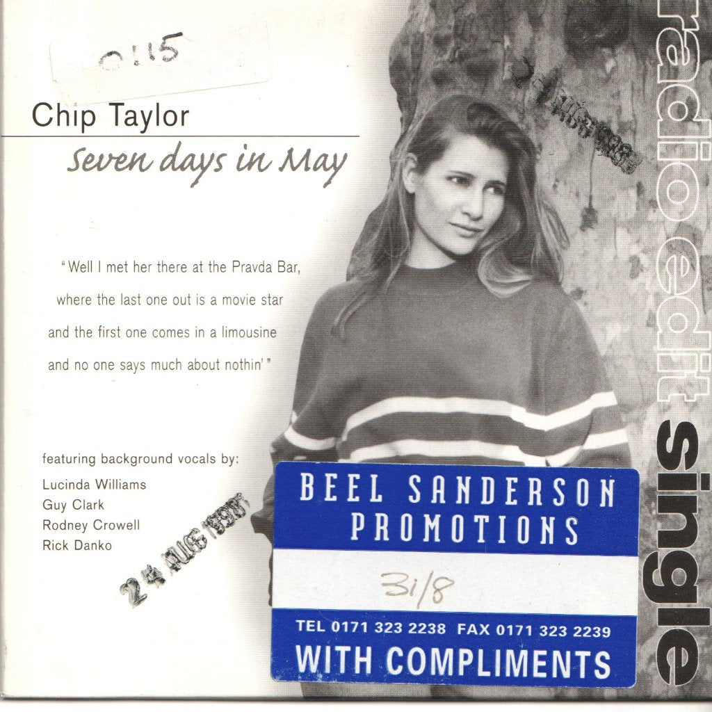 Chip Taylor - Seven Days In May - Cd