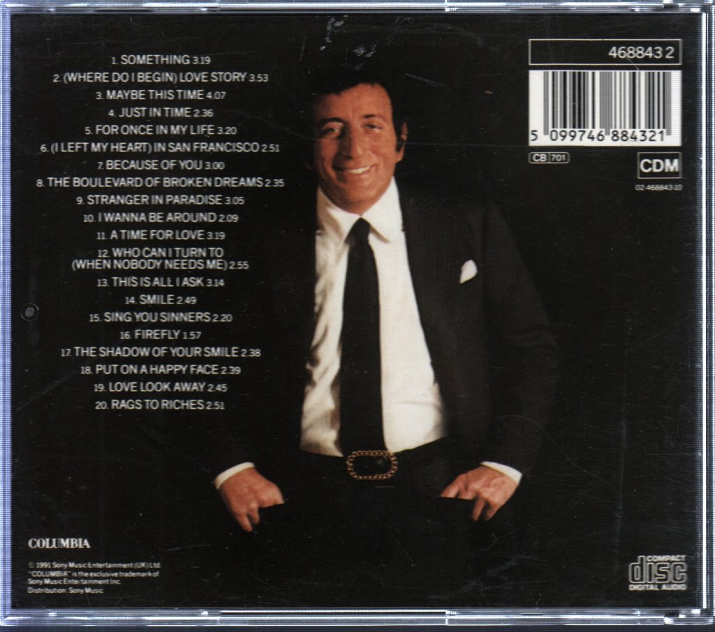 Tony Bennett - All Time Greatest Hits - Cd