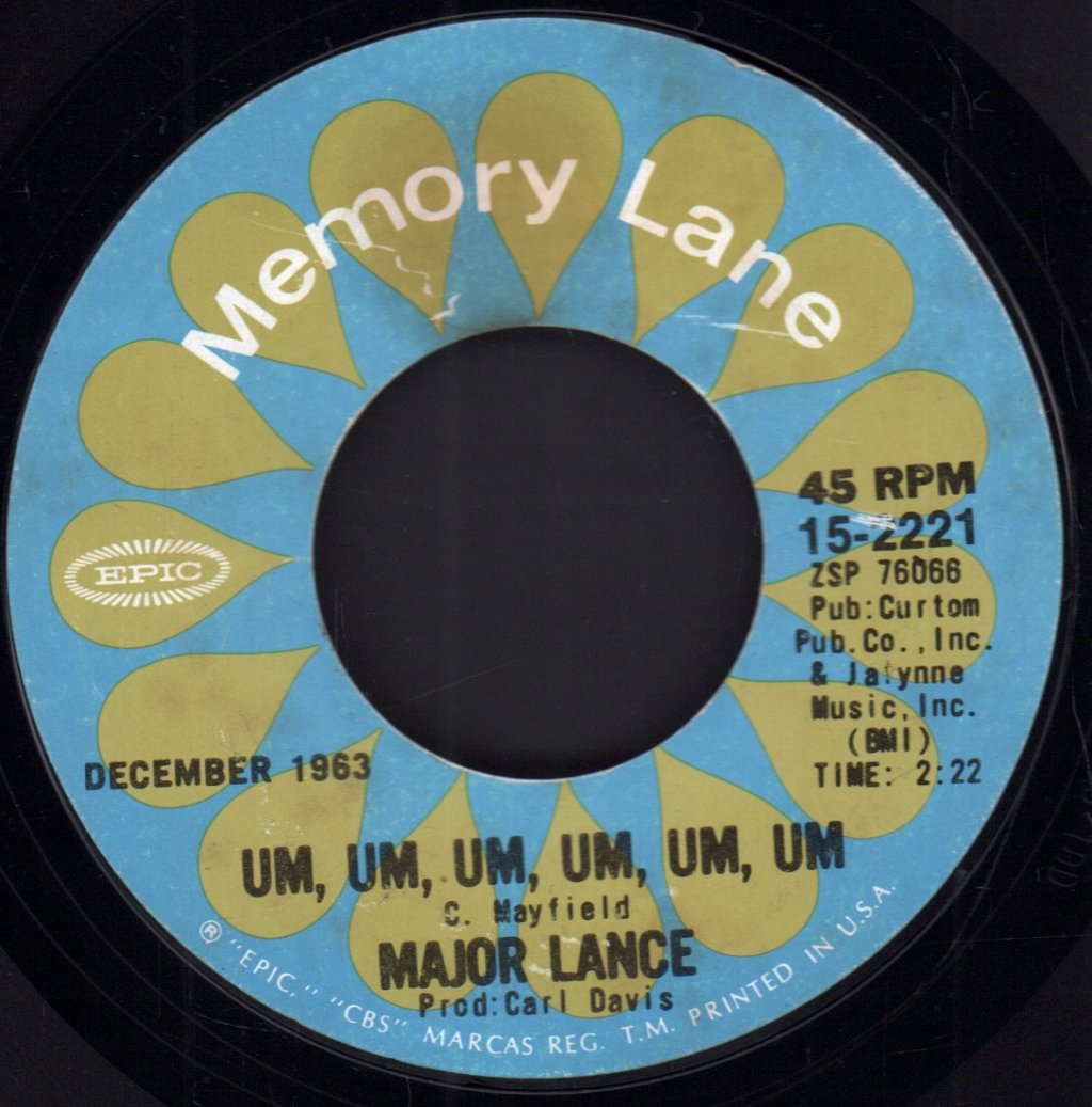 Major Lance - Monkey Time - 7 Inch