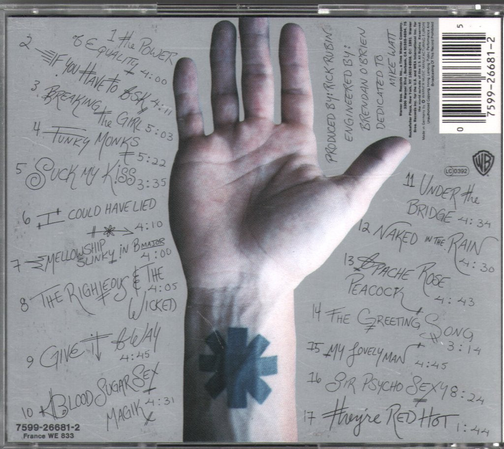 Red Hot Chili Peppers - Blood Sugar Sex Magik - Cd