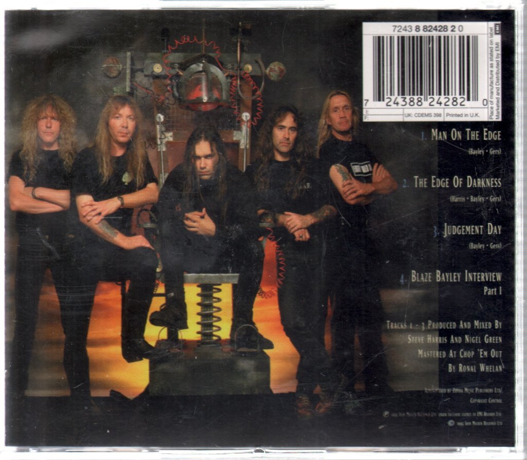 Iron Maiden - Man On The Edge - Cd