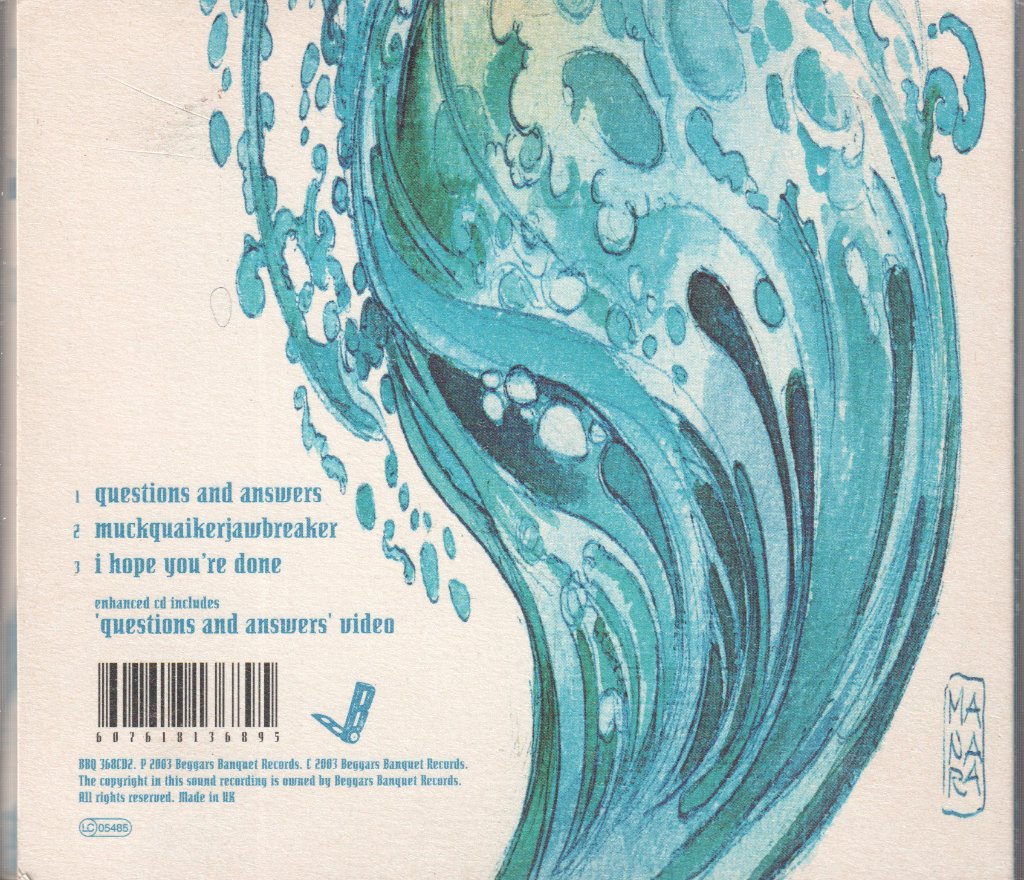 Biffy Clyro - Questions And Answers - Cd