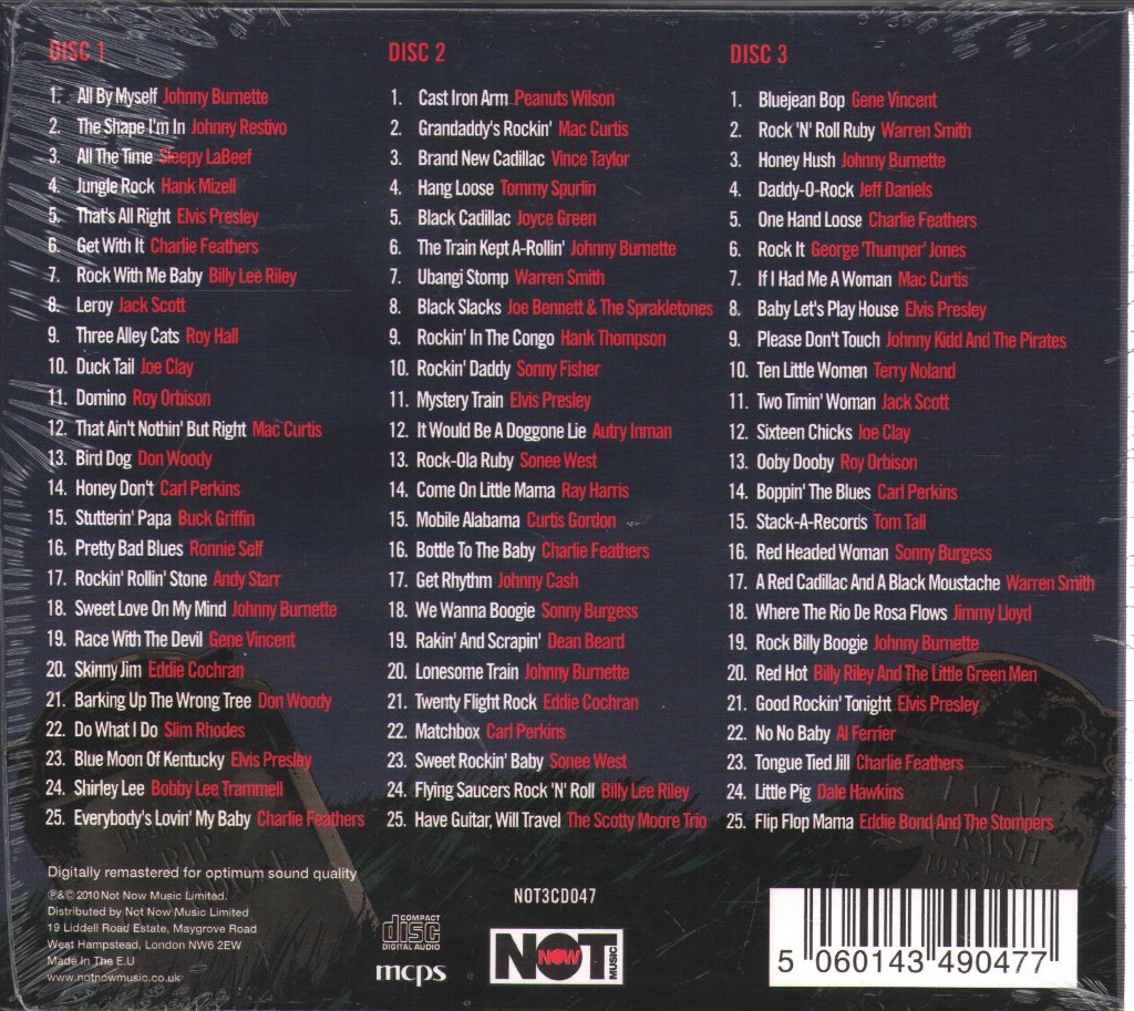 Various Artists - Rockabilly's Gravest Hits - Cd Set