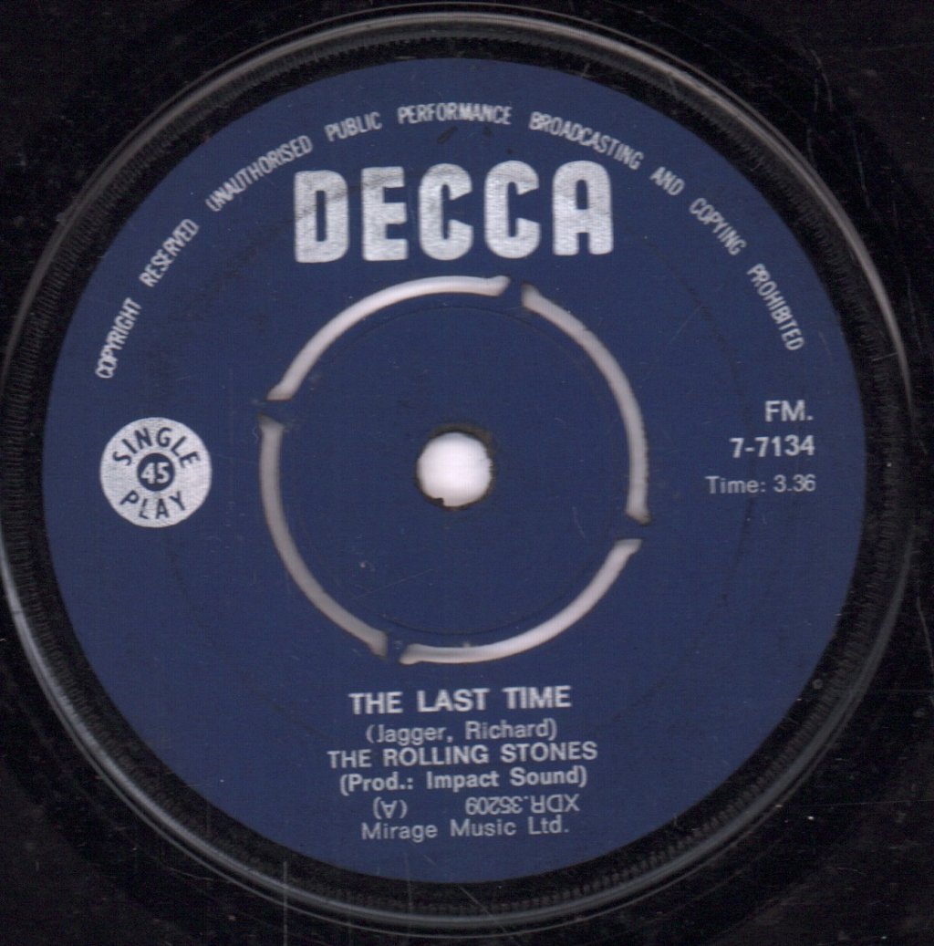 Rolling Stones - Last Time - 7 Inch