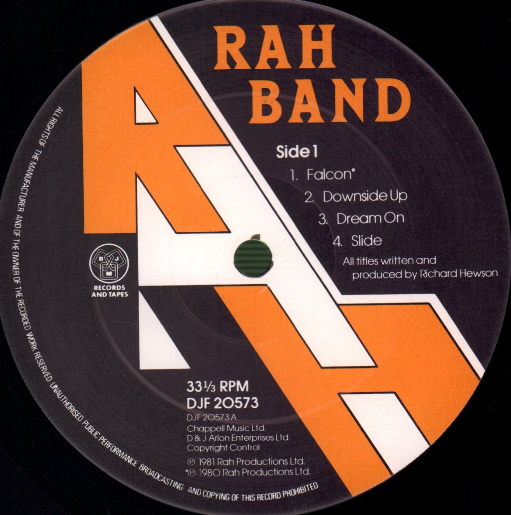 Rah Band - RAH Band - Lp