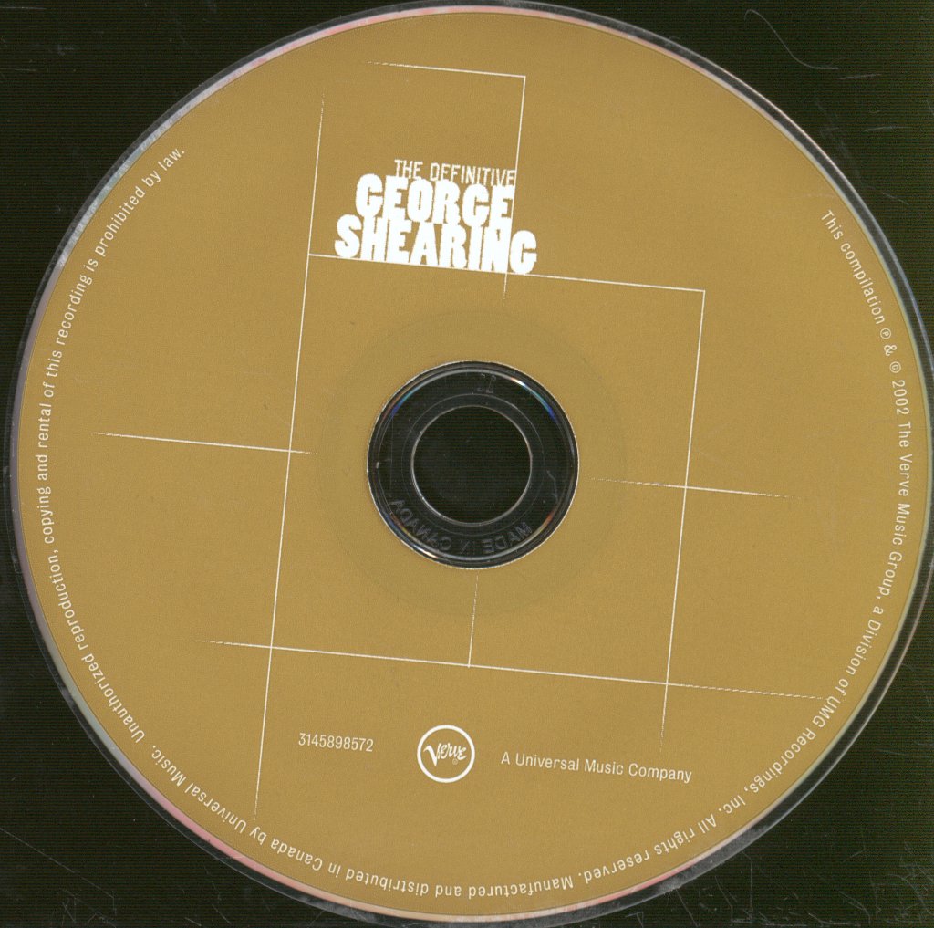 George Shearing - Definitive George Shearing - Cd