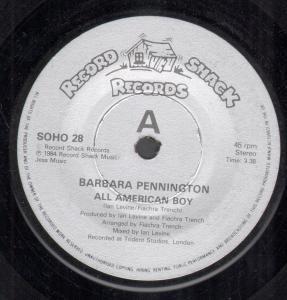 Barbara Pennington - All American Boy - 7 Inch