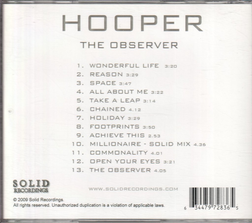 Hooper - Observer - Cd