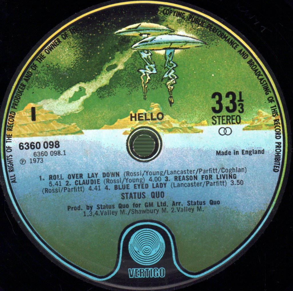 Status Quo - Hello - Lp