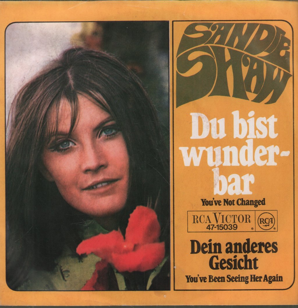 Sandie Shaw - Du Bist Wunderbar (You've Not Changed) - 7 Inch