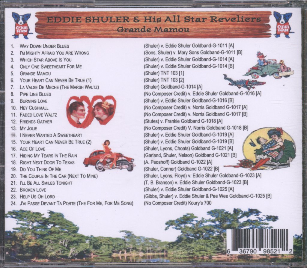 Eddie Shuler's All Star Reveliers - Grande Mamou - Cd
