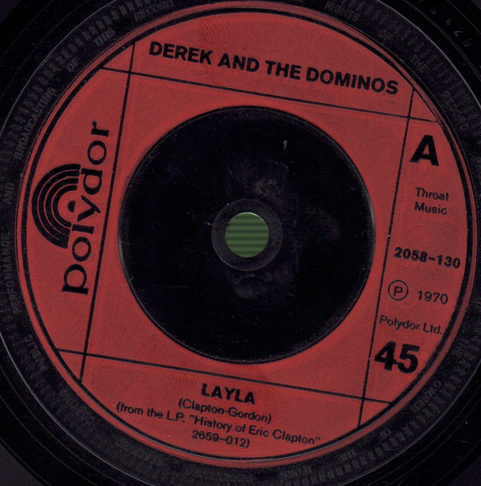 Derek And The Dominos - Layla - 7 Inch