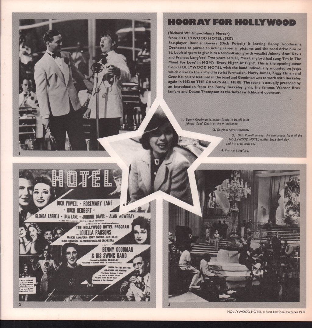 Various Artists - Hooray For Hollywood - Lp