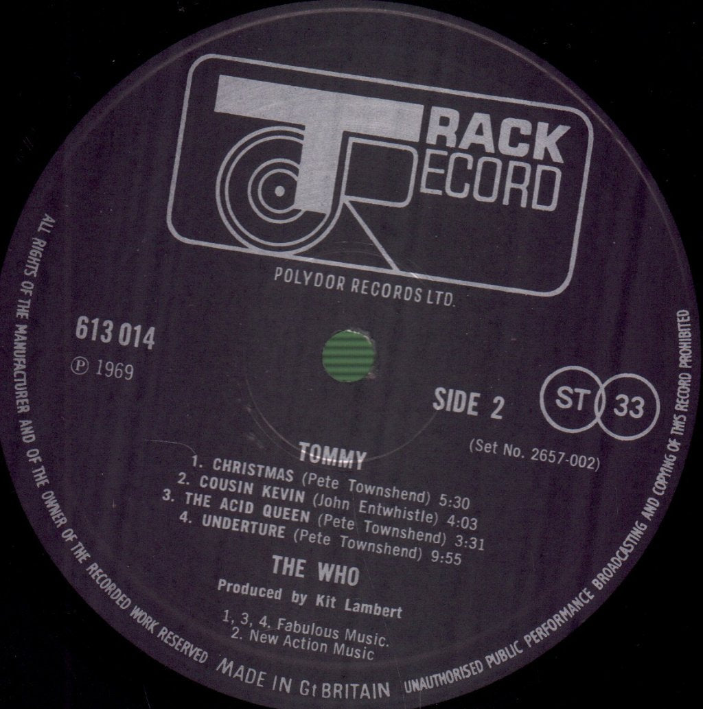 Who - Tommy - Double Lp