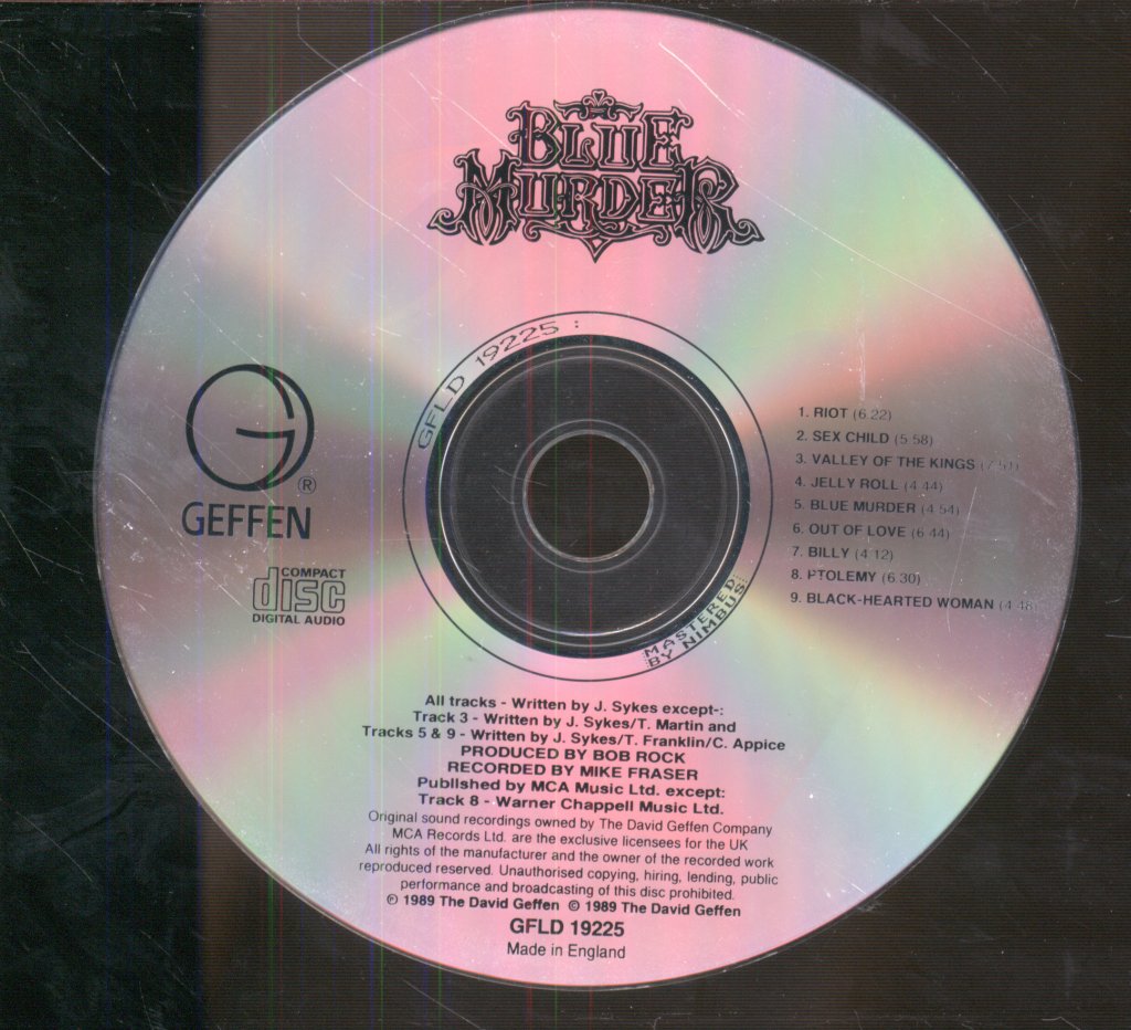 Blue Murder (Rock/Metal Group) - Blue Murder - Cd