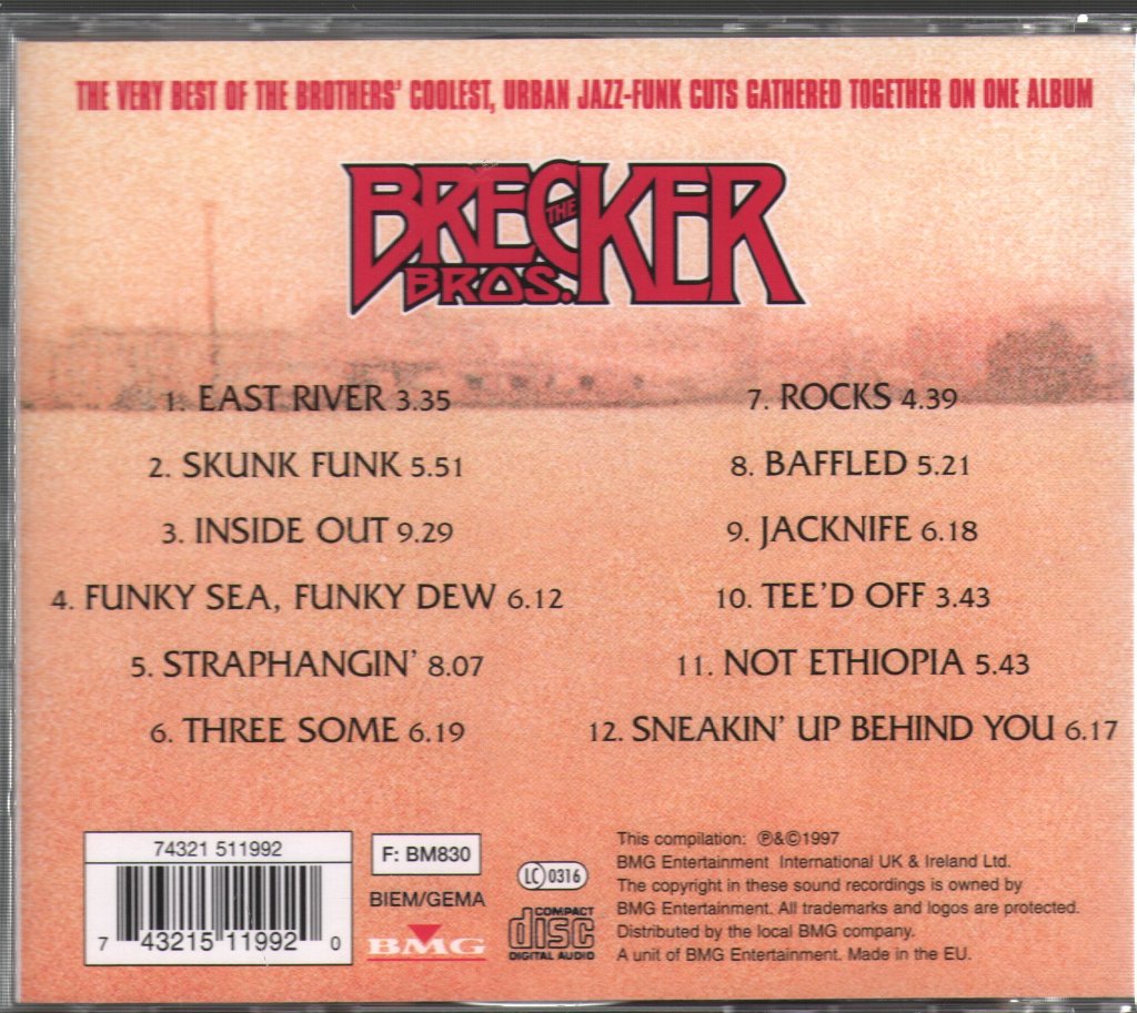 Brecker Brothers - East River - Cd