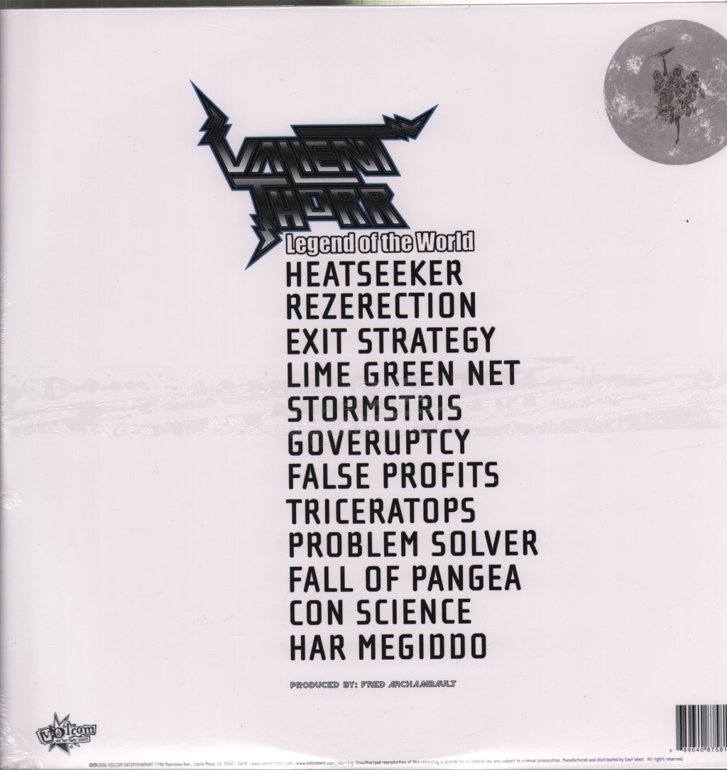 Valient Thorr - Legend Of The World - Double Lp