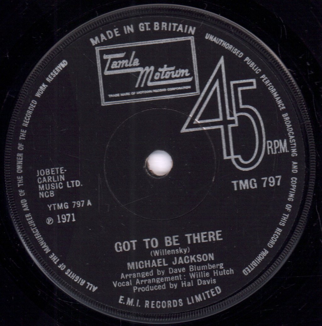 Michael Jackson - Got To Be There - 7 Inch