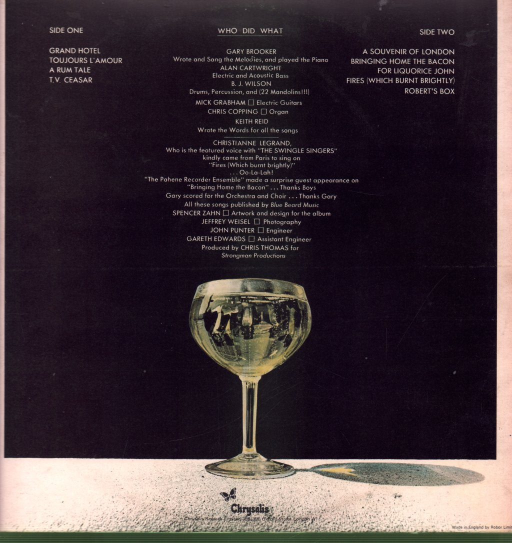 Procol Harum - Grand Hotel - Lp